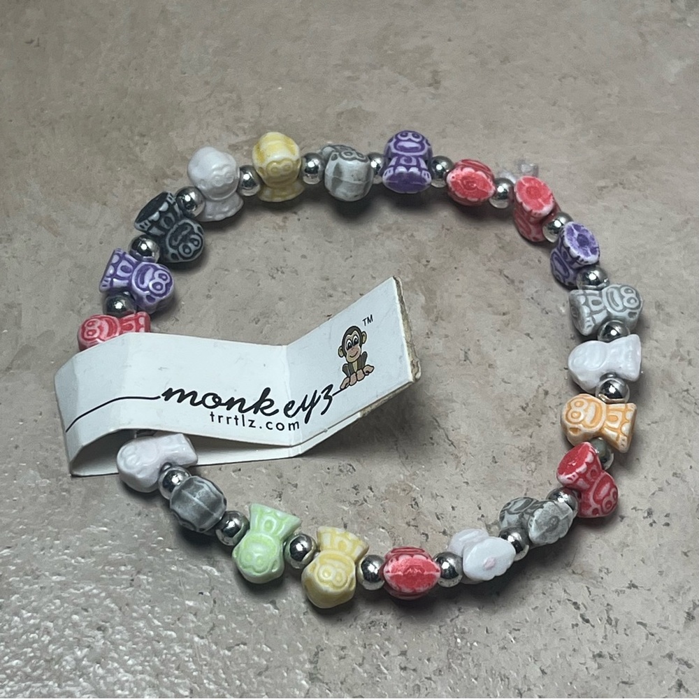 Monkeyz Trrtlz Stretch Bracelet New